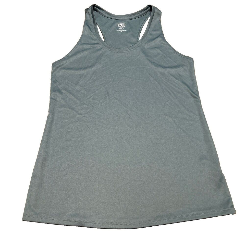 Athletic Works Women's Racerback Tank Top Sage Green / Muted Green Size XS (0-2)